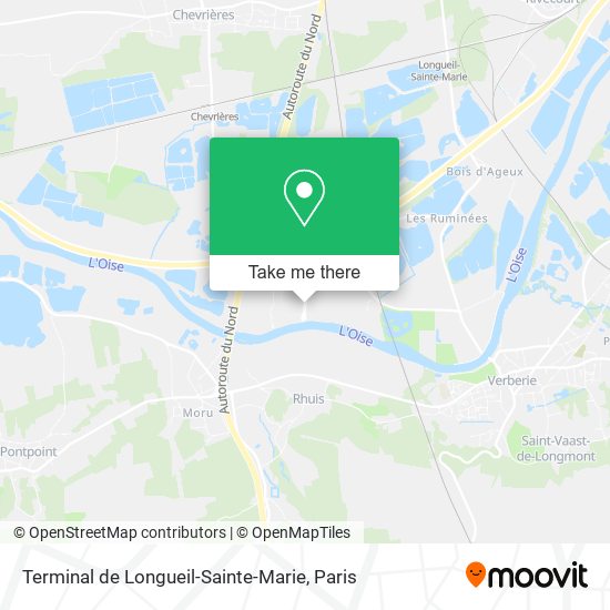 Terminal de Longueil-Sainte-Marie map