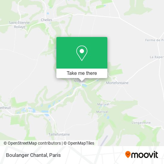 Boulanger Chantal map