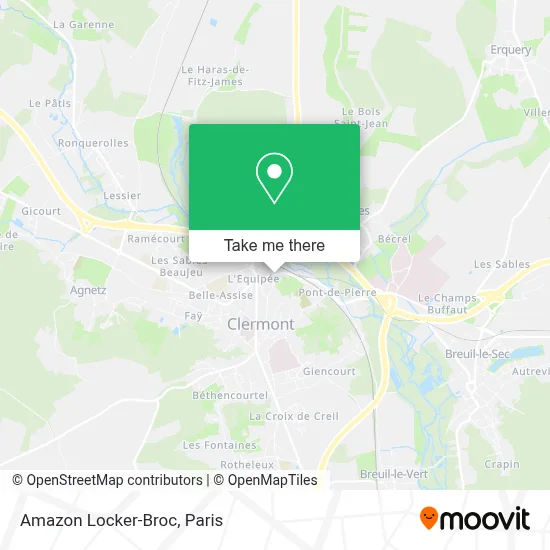 Amazon Locker-Broc map