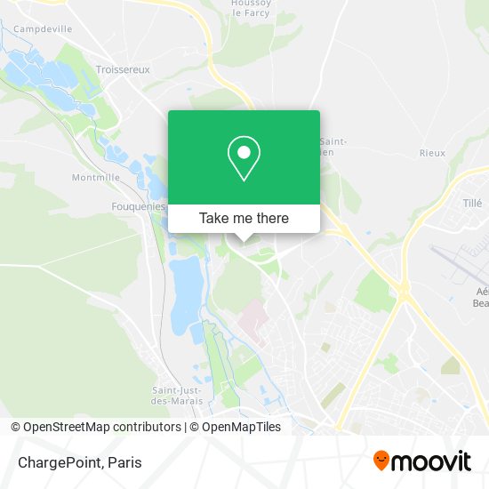 Mapa ChargePoint