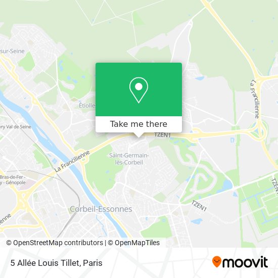 5 Allée Louis Tillet map