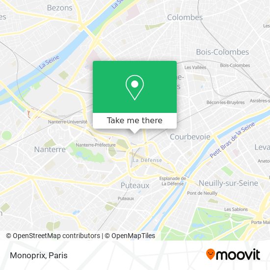 Monoprix map