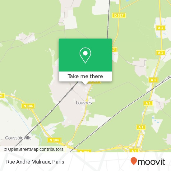 Mapa Rue André Malraux
