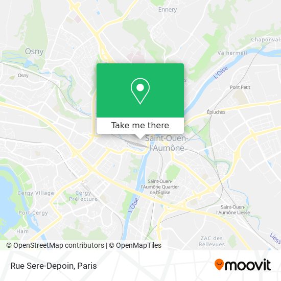 Mapa Rue Sere-Depoin