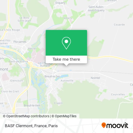 BASF Clermont, France map