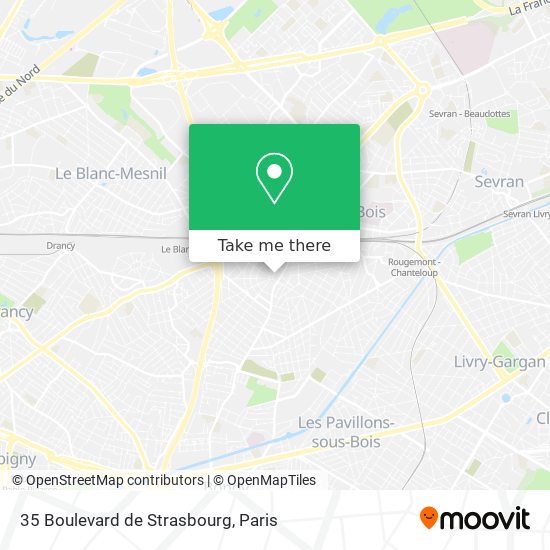 Mapa 35 Boulevard de Strasbourg
