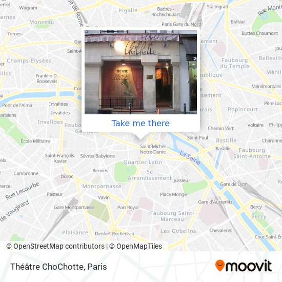 Mapa Théâtre ChoChotte