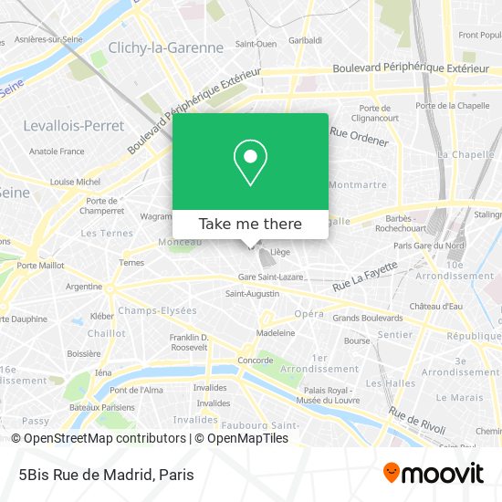 5Bis Rue de Madrid map