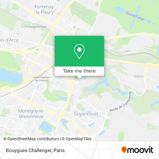 Bouygues Challenger map