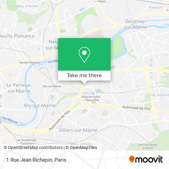 1 Rue Jean Richepin map