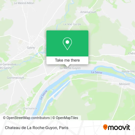 Chateau de La Roche-Guyon map