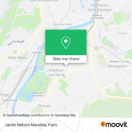Mapa Jardin Nelson Mandela