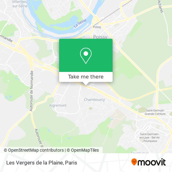 Les Vergers de la Plaine map