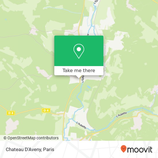 Mapa Chateau D'Aveny
