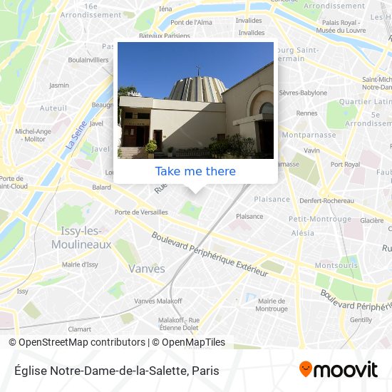 Mapa Église Notre-Dame-de-la-Salette