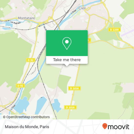 Maison du Monde map