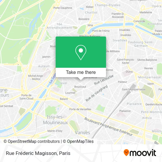 Rue Fréderic Magisson map