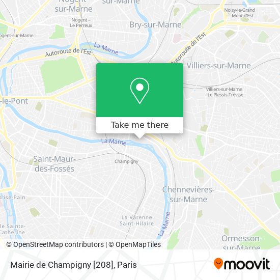 Mairie de Champigny [208] map