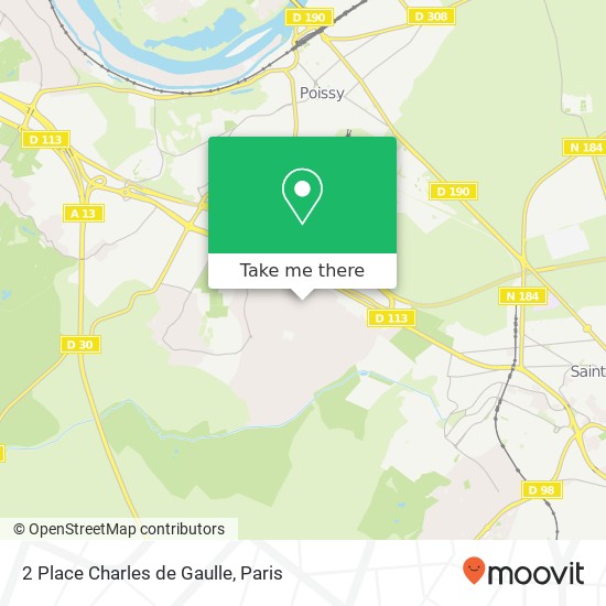 Mapa 2 Place Charles de Gaulle