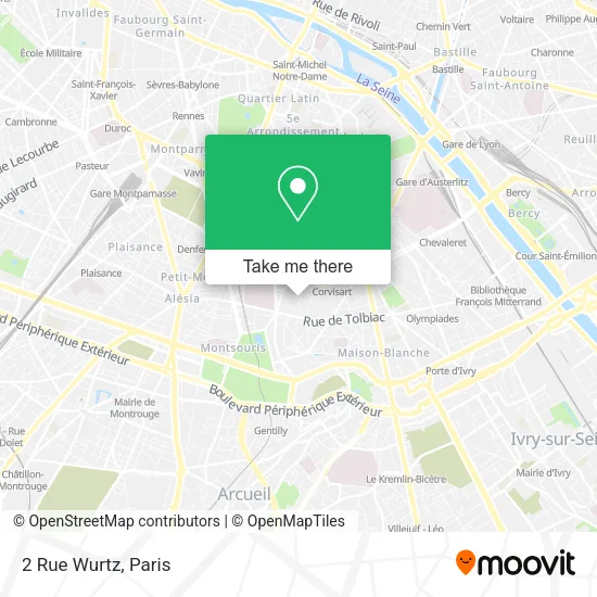 2 Rue Wurtz map
