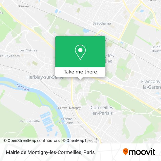 Mairie de Montigny-lès-Cormeilles map