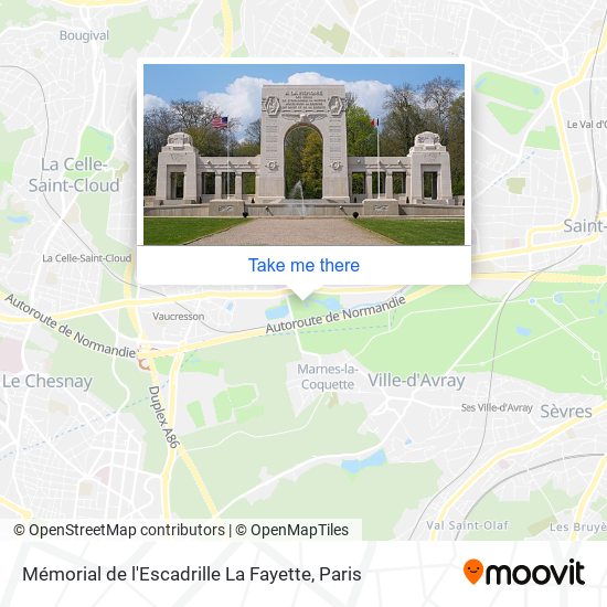 Mémorial de l'Escadrille La Fayette map