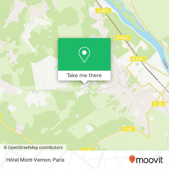 Mapa Hôtel Mont-Vernon