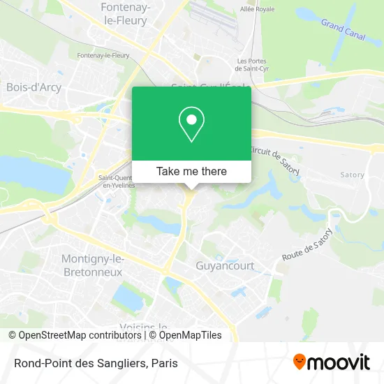Rond-Point des Sangliers map