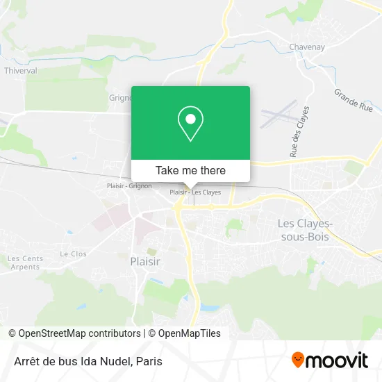 Arrêt de bus Ida Nudel map