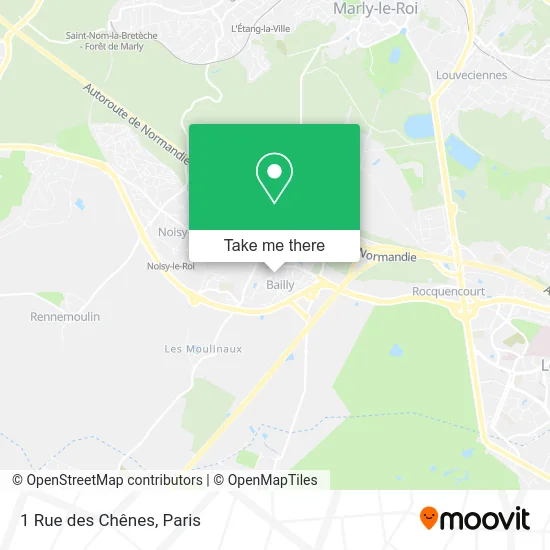 1 Rue des Chênes map