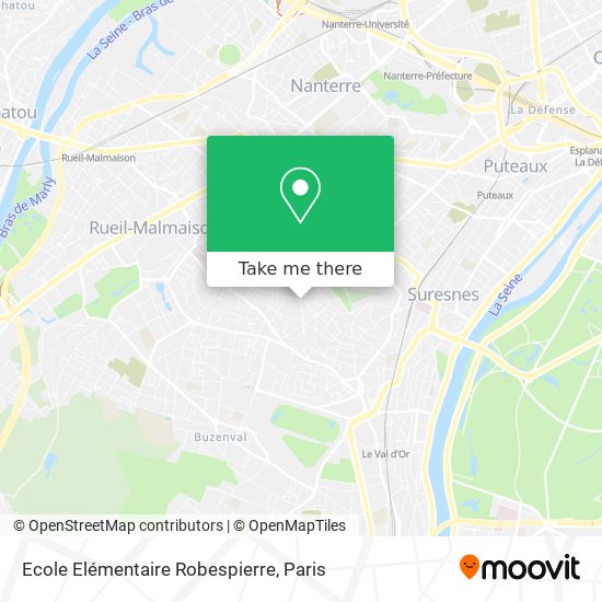 Ecole Elémentaire Robespierre map