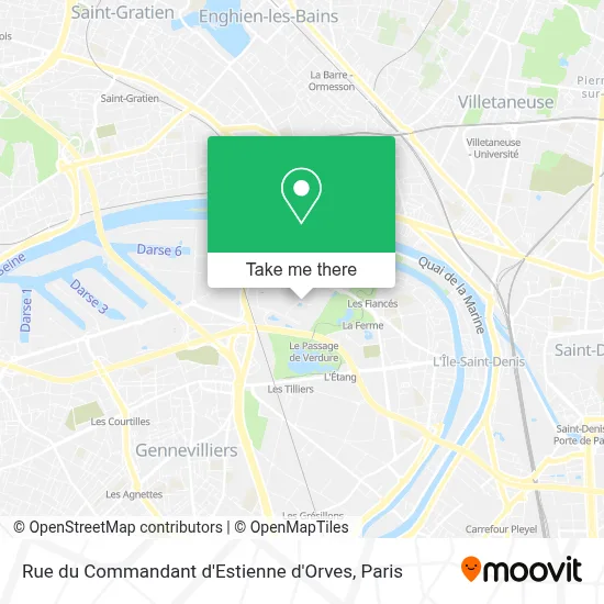 Rue du Commandant d'Estienne d'Orves map