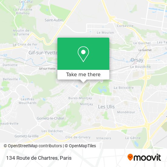 Mapa 134 Route de Chartres