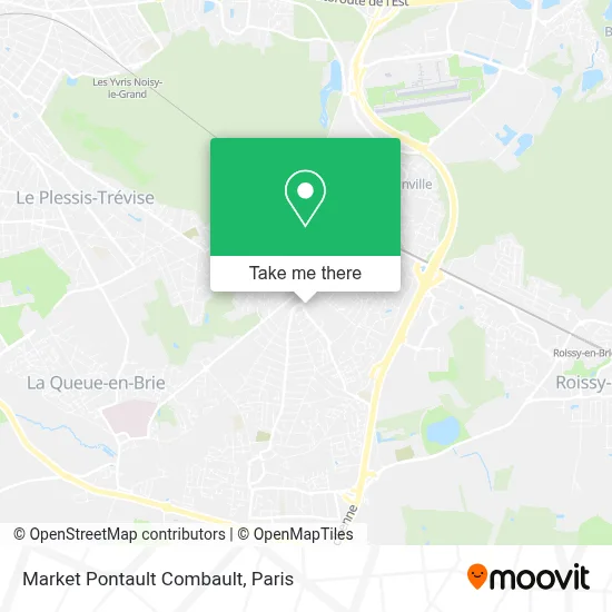 Market Pontault Combault map