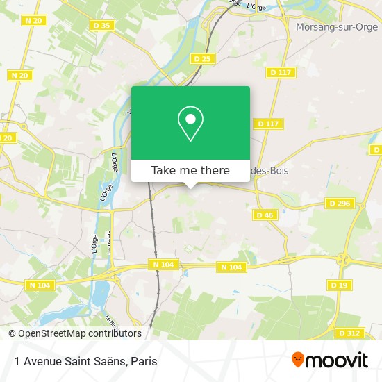 1 Avenue Saint Saëns map