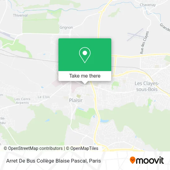 Arret De Bus Collège Blaise Pascal map