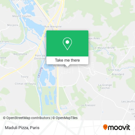 Maduli Pizza map