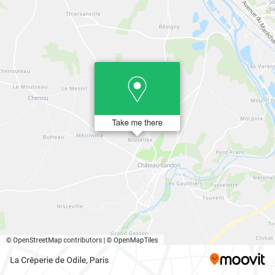 La Crêperie de Odile map