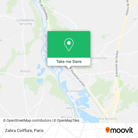 Zahra Coiffure map