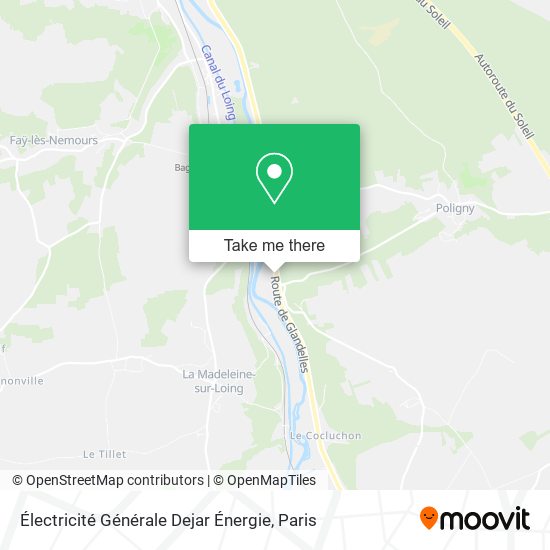 Électricité Générale Dejar Énergie map