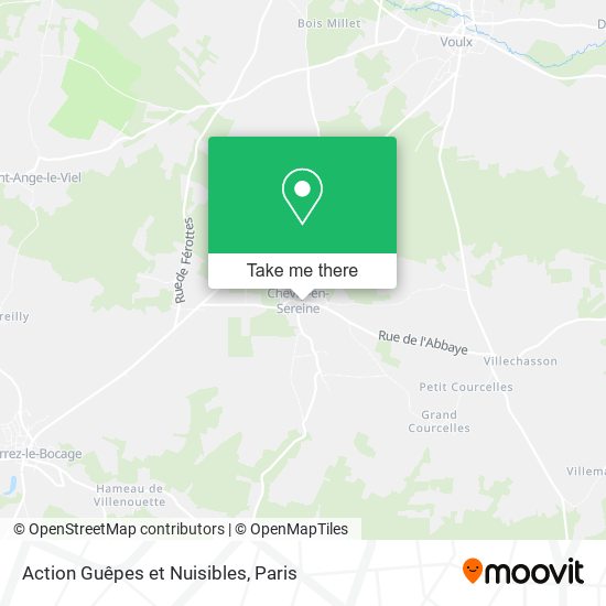 Action Guêpes et Nuisibles map