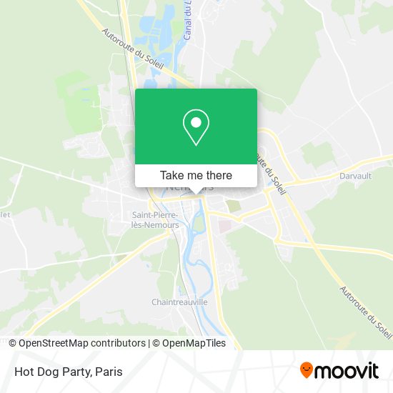 Mapa Hot Dog Party