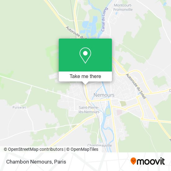 Chambon Nemours map