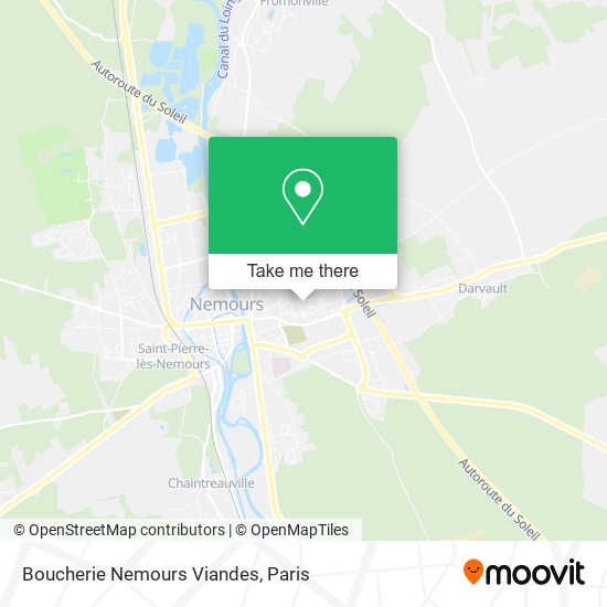 Boucherie Nemours Viandes map