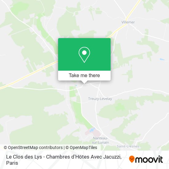 Le Clos des Lys - Chambres d'Hötes Avec Jacuzzi map