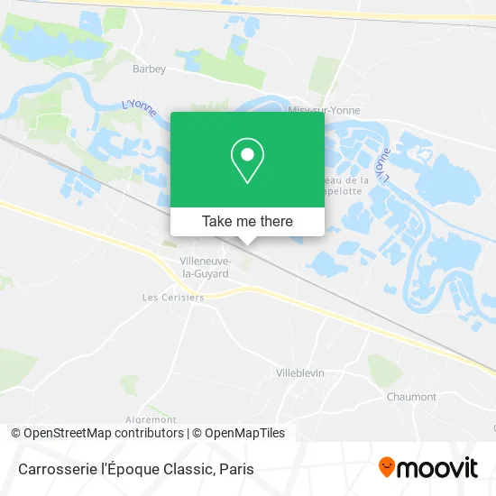 Carrosserie l'Époque Classic map