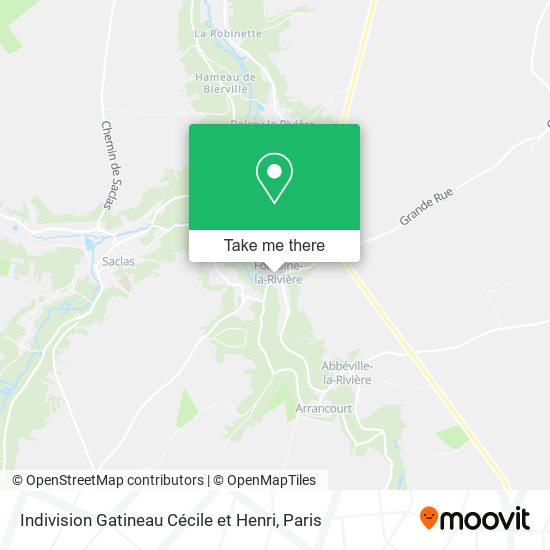 Indivision Gatineau Cécile et Henri map