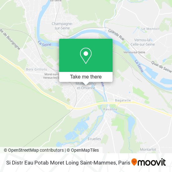 Si Distr Eau Potab Moret Loing Saint-Mammes map