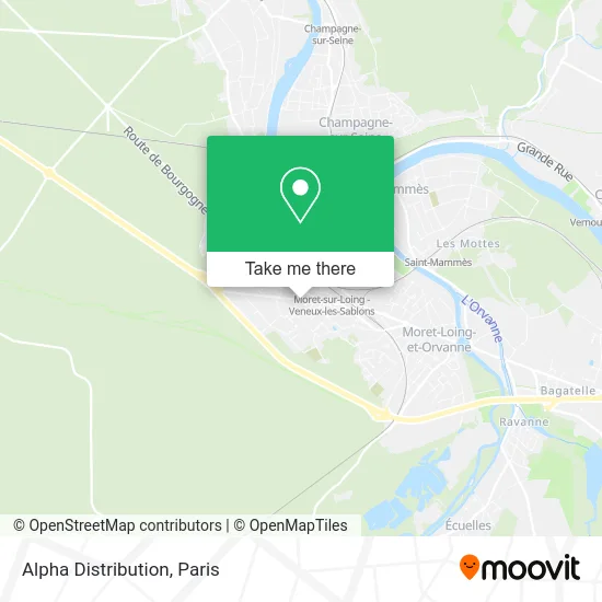 Alpha Distribution map