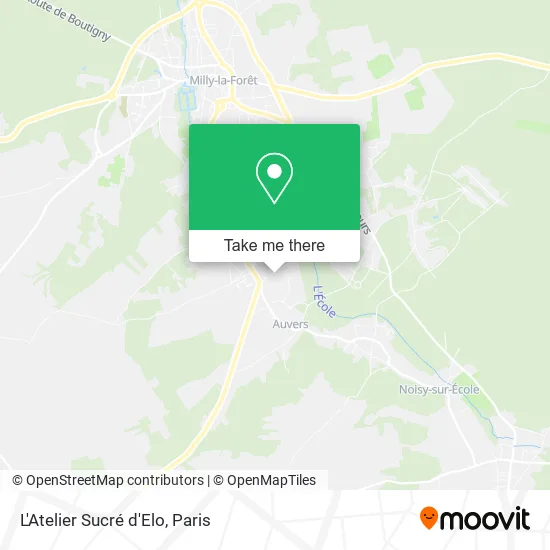 L'Atelier Sucré d'Elo map